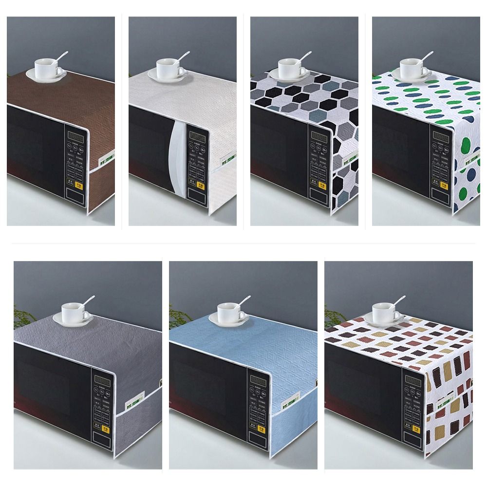 Kitchen Appliances Oven - ผ้าคลุมเตาไมโครเวฟแบบนุ่มพิเศษ ป้องกันน้ำมันและฝุ่น ผ้าคลุมอุปกรณ์ครัว PEVA ผ้าป้องกันไมโครเวฟ