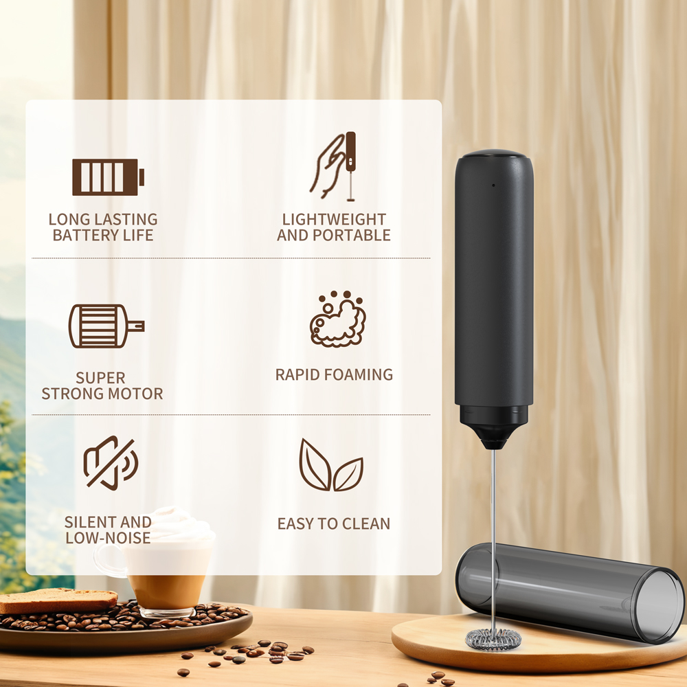 เครื่องตีฟองนมแบบมือถือ กำลังแ - Kitchen Appliances Electronics บทวิจารณ์และราคา