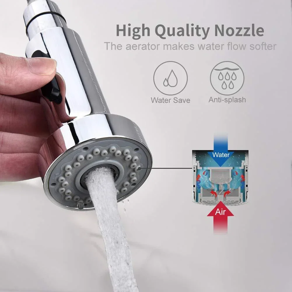 ห้องครัวดึงออกก๊อกน้ําหัวฉีด A - Kitchen Appliances Electronics บทวิจารณ์และราคา