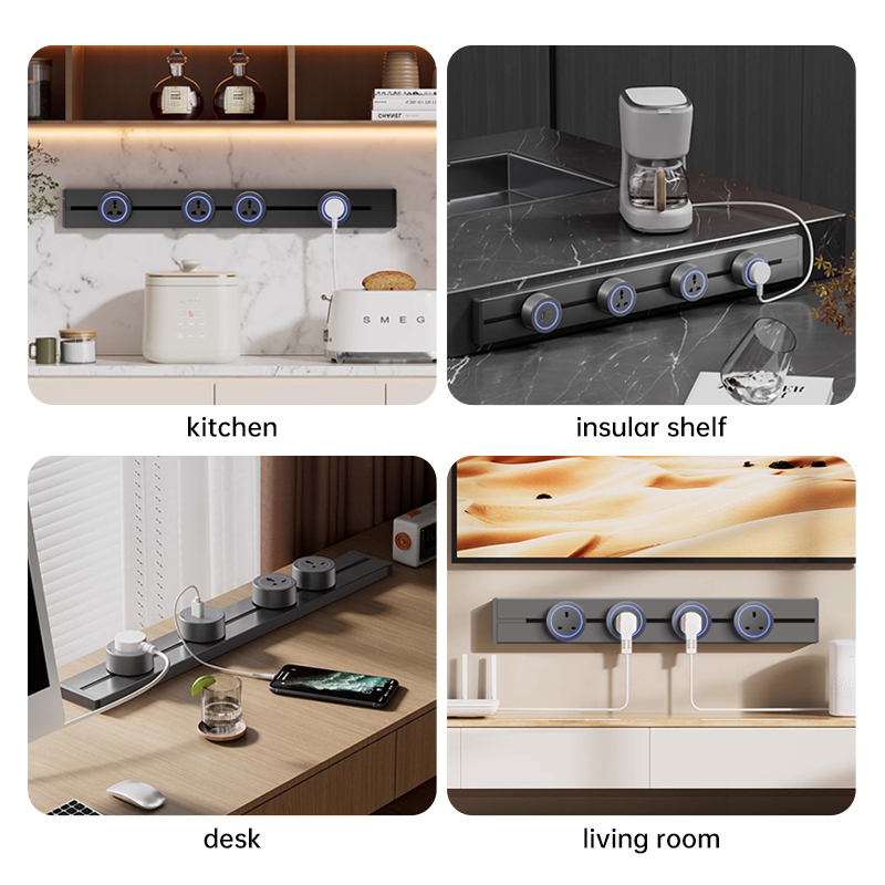 รางปลั๊กไฟแบบราง US UN/USB Typ - Kitchen Appliances High End บทวิจารณ์และราคา