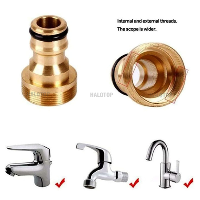 อะแดปเตอร์ก๊อกน้ำประปาทองเหลือ - Kitchen Appliances Electronics บทวิจารณ์และราคา