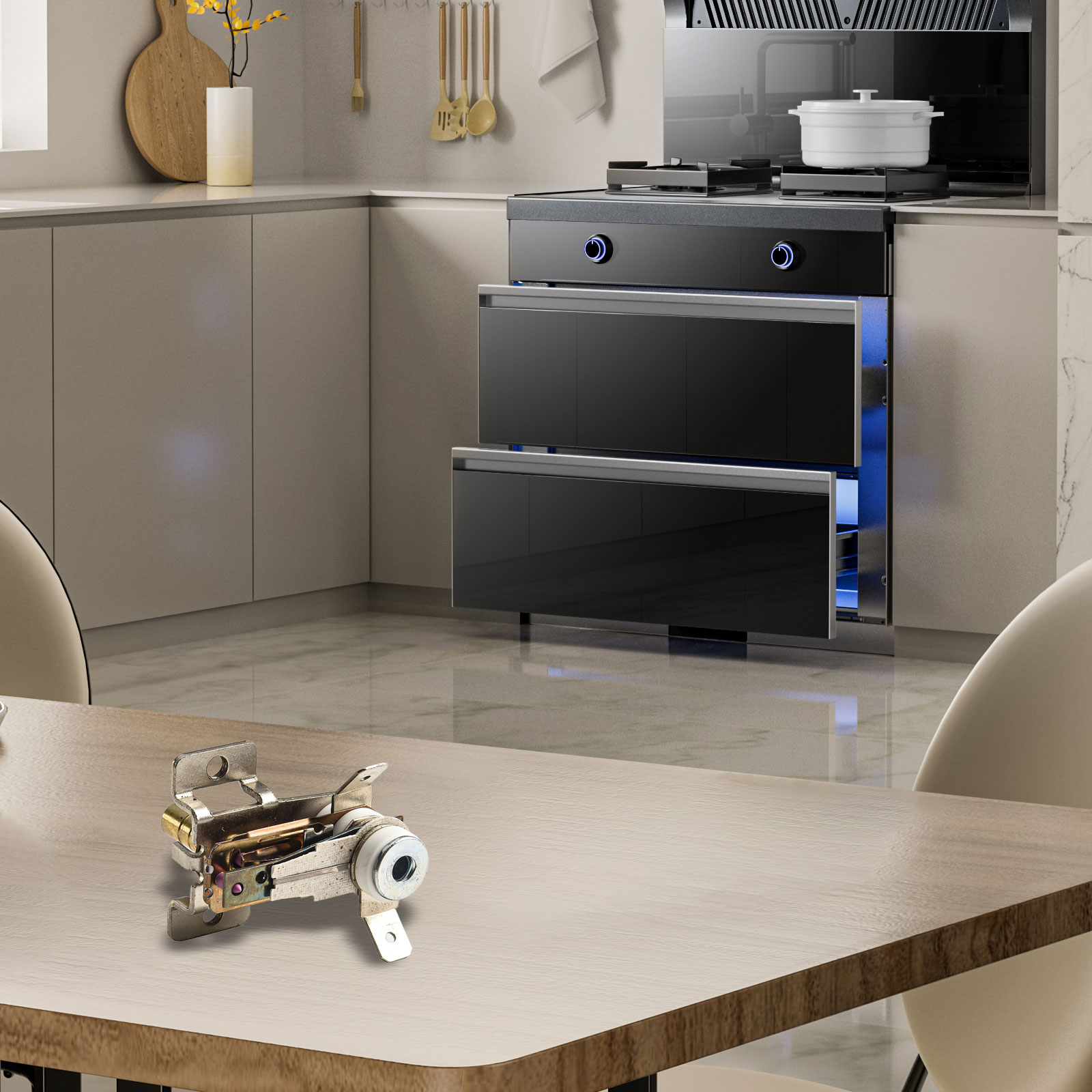 1ชิ้น16A 250โวลต์สวิทช์อุณหภูม - Kitchen Appliances Electronics บทวิจารณ์และราคา