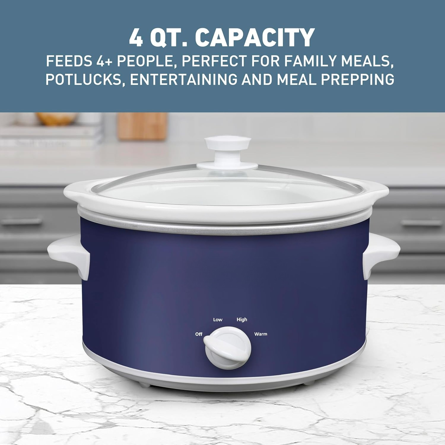 หม้อหุงช้าขนาด 4 ควอร์ต แบบใช้ - Slow Cooker Ceramic บทวิจารณ์และราคา