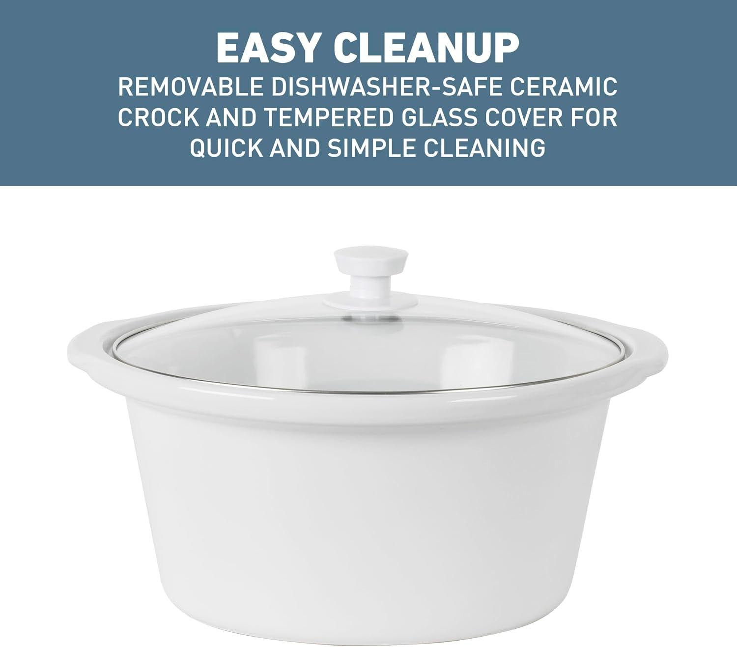หม้อหุงช้าขนาด 4 ควอร์ต แบบใช้ - Slow Cooker Ceramic บทวิจารณ์และราคา