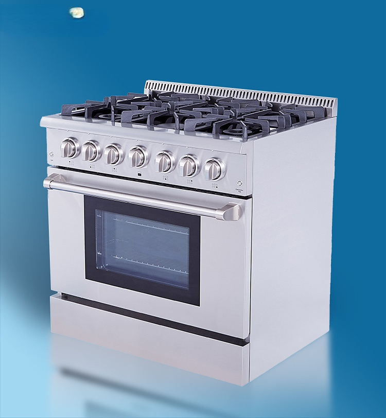 เตาแก๊สแบบตั้งพื้นระดับมืออาชี - Kitchen Appliances High End บทวิจารณ์และราคา