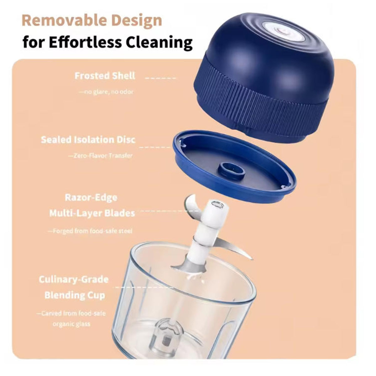 เครื่องบดกระเทียมไฟฟ้า 1 ชิ้น  - Kitchen Appliances Sales บทวิจารณ์และราคา