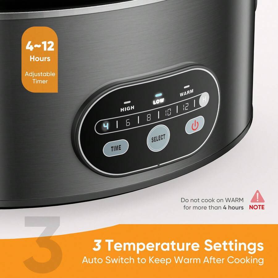หม้อหุงต้ม Sweetcrispy, เคลือบ - Slow Cooker Ceramic บทวิจารณ์และราคา