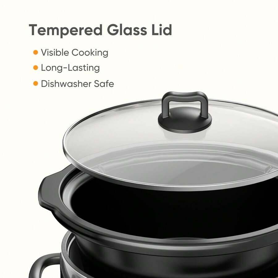 หม้อหุงต้ม Sweetcrispy, เคลือบ - Slow Cooker Ceramic บทวิจารณ์และราคา