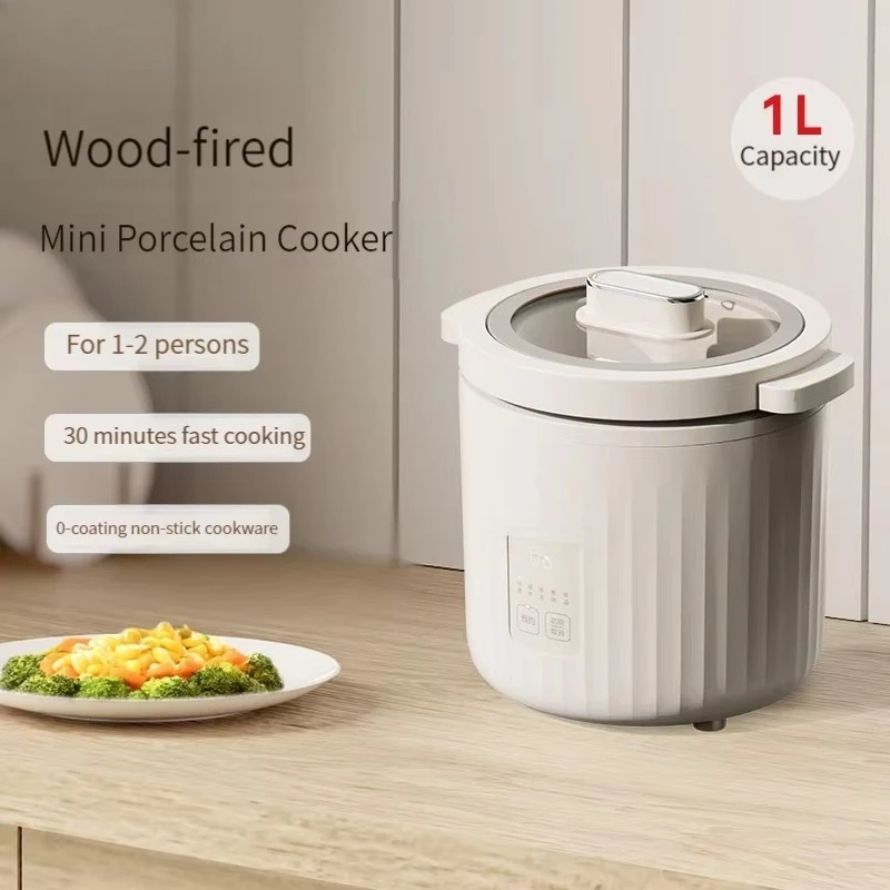 หม้อหุงข้าวขนาดเล็ก 1 ลิตร 110 - Slow Cooker Ceramic บทวิจารณ์และราคา