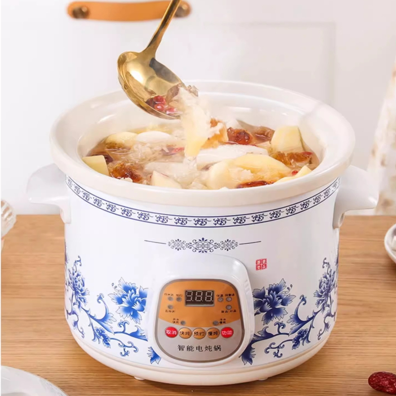 เครื่องทำซุปไฟฟ้าอัตโนมัติ, หม - Slow Cooker Ceramic บทวิจารณ์และราคา