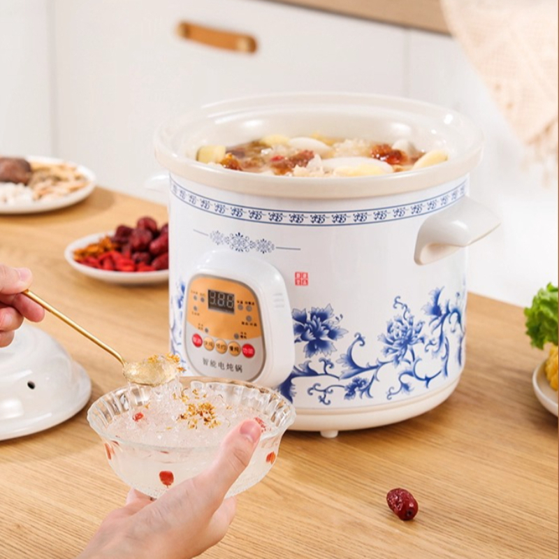 เครื่องทำซุปไฟฟ้าอัตโนมัติ, หม - Slow Cooker Ceramic บทวิจารณ์และราคา