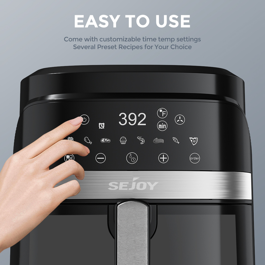 หม้อทอดไร้น้ำมัน Sejoy Air Fry - Kitchen Appliances Oven บทวิจารณ์และราคา