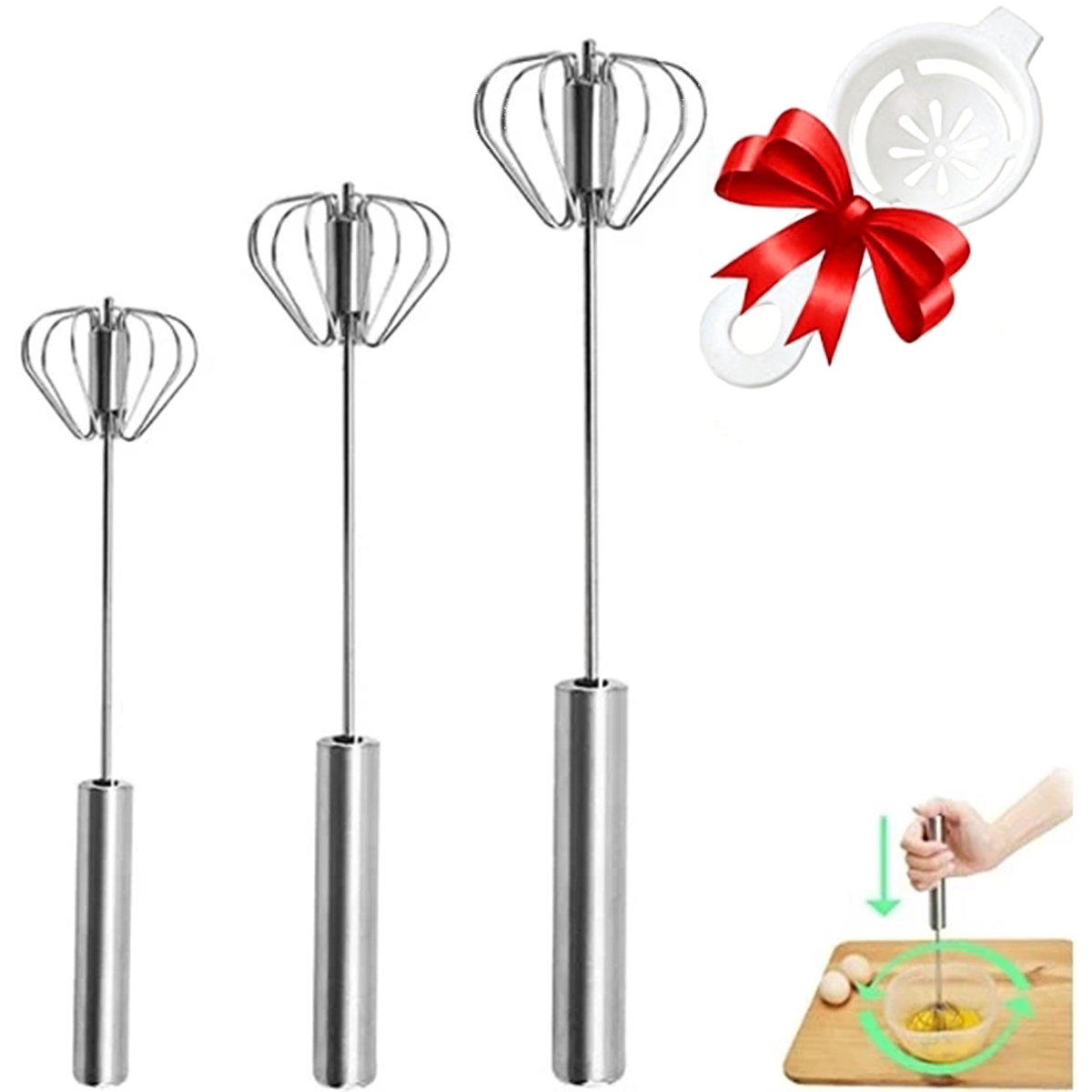เครื่องตีไข่สแตนเลส 1/3 ชิ้น ท - Kitchen Appliances Electronics บทวิจารณ์และราคา