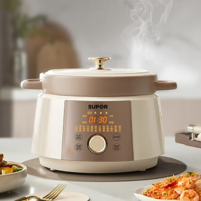 หม้อหุงช้าไฟฟ้าเซรามิก 4 ลิตร  - Slow Cooker Ceramic บทวิจารณ์และราคา